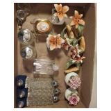 Box Lot: Salt and Pepper Shakers, Napkin Hold