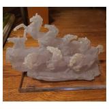 W. Sinha Crystalline Figure of Running Horses