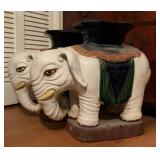 20ï¿½ Tall Ceramic Elephant Stands