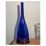 Blue Glass Bottle 150cl, 120mm Diameter