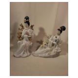Chinese Porcelain Lady Figurines