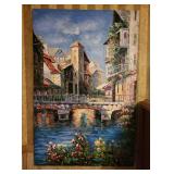 Impressionist Cityscape Oil Painting onCanvas