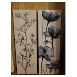 36x12 in. Floral Decorative Wall Hanging