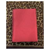 Handmade Red Upholstered Footstool