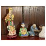 3 Asian Ceramic Figurines