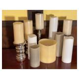LED Flameless Candles and Candle Hold