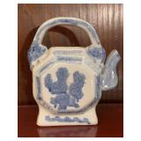 Chinese Blue and White Porcelain Teapot