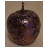 Isle of Wight Glass Paperweight Apple