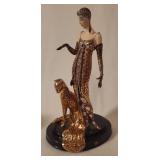 Erte Porcelain Ocelot Figurine, 1981 LE