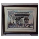 Raphael Paris Arc de Triomphe Watercolor