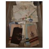 Hand-Embroidered Linens Lot