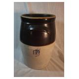 Stoneware 5-Gallon Crock Brown Top