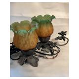 Art Glass Tulip Desk Lamps