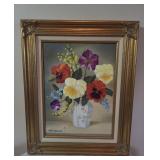 Lena Andrews Floral Still Life Oil Painting
