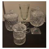 Crystal Tableware Assortment, Shannon & other