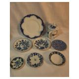 Blue and White Porcelain Plate Lot