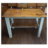 Wood Table Kitchen Center Island 40" x 24"
