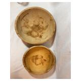 Munising Wooden Bowl Set, 15" and 11" Diam.