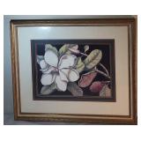 Sandra Garber Magnolia Print Framed