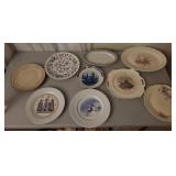 9 Decorative Collector Plates, Set