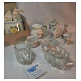 Box Lot of Assorted Porcelain and Glass Items