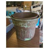 Large Copper Boiler with Handles