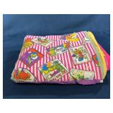 Handmade Quilt 59ï¿½x80ï¿½ Striped Garden Print