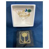 South Carolina Decorative Dish and Marble Box