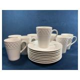 Mayfair & Jackson China Mugs and Plates Set