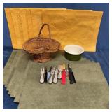 Dining Set with Hall Bowl and Basket