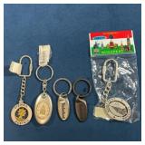 Keychains and Souvenir Keyring Lot