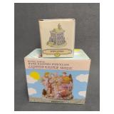 Bunny Towne and Bunny School Porcelain Houses