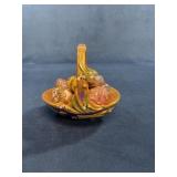 Jay Strongwater Spring Egg Basket Figurine