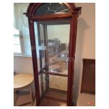 Glass Display Cabinet, 80" Tall, 18" Wide