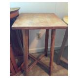 Wooden Side Table, 14" x 26"