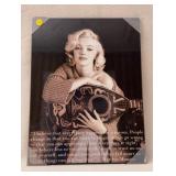 Marilyn Monroe Quote Wall Art 12x16"