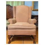 Upholstered Wingback Armchair, 40.5x27"