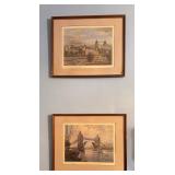 17x21" Framed London Prints