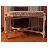 Wicker Removable Tray Table, 32x16x20"