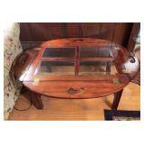 Wood and Glass Butler