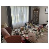 Den Room Contents - Figurines, Decor, Books