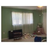 Bedroom Lot with Linens and Singer Sewing