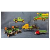 Diecast Toy Truck Lot, 7 Pieces, Assorted