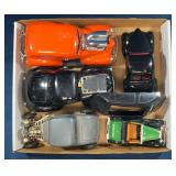 5 Die-Cast and Plastic Car Models