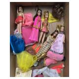 Mod Era Fashion Dolls with Outfits Lot