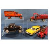 Five Die-Cast Model Cars Incl. Bengals Truck