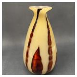 Wilhelm Kralik Attributed Bambus Style Blown Vase