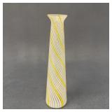 Vintage Filigrana Glass Bud Vase