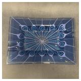 Frances & Michael Higgins Peacock Feather Tray