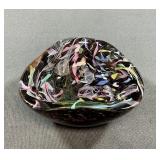 Murano Fratelli Toso Aventurine Murrine Bowl, 